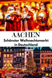 Schönster Weihnachtsmarkt Deutschlands: der ist in Aachen (NRW). Einer der besten Weihnachtsmärkte Europas findet vor der Kulisse des historischen Rathauses und des Doms statt. In diesem Artikel findest du alles zu Öffnungszeiten, Anreise, Hotel und den schönsten Ständen auf dem Aachener Weihnachtsmarkt - mit vielen Bildern. #Aachen #NRW #Weihnachtsmarkt #Reisen #Reiseinspiration #Reisetipps #Reiseziele #Reiseblog