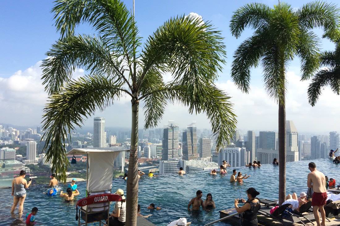 Singapore: hoogste infinity pool ter wereld