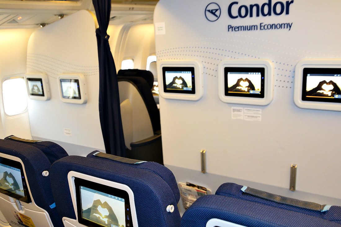 Langeafstandsvlucht: Premium Economy Class bij Condor