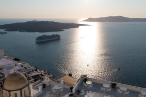 Sonnenuntergang auf Santorini