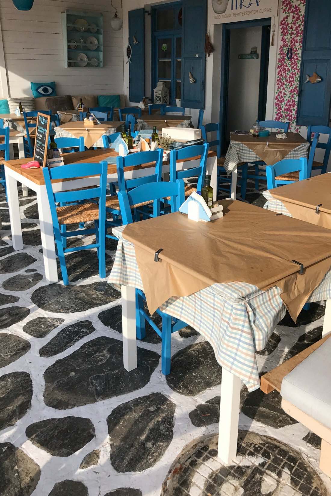 Café auf Paros Griechenland