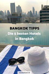 Du suchst nach Bangkok Hotel Tipps? Im Reiseblog findest du traumhaft schöne Hotels in Bangkok – ob am Fluss, mit Infinity Pool oder Rooftop Bar. Meine Hotelempfehlungen für fünf Luxushotels (4 und 5 Sterne Hotels), von denen die meisten absolut bezahlbar sind. / Bangkok / Bangkok Tipps / Bangkok Thailand / Bangkok Hotel / Bangkok Hotel Infinity Pool / Bangkok Hotel Luxury #Bangkok #Thailand #Urlaub #Reisen
