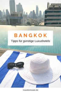 Luxushotel ganz günstig - das gibt es in Bangkok, Thailand. Hol dir meine Tipps für 5 Sterne Hotels: ob zentrale Unterkunft, am Fluss, mit Pool auf dem Dach oder Wellness. #Bangkok #Thailand #Urlaub #Reisen