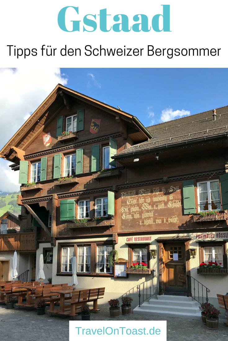 (Werbung) Die besten Tipps für Gstaad in der Schweiz: Die schönsten Sehenswürdigkeiten im Dorf und der Umgebung - erlebt den Bergsommer mit Spaziergängen, Wandertouren, Fahrradtouren und Seilbahn. #Gstaad #Schweiz #Berge #Bergsommer #Sommerurlaub #Sommerferien #Reise #Reisen #Urlaub #Ferien