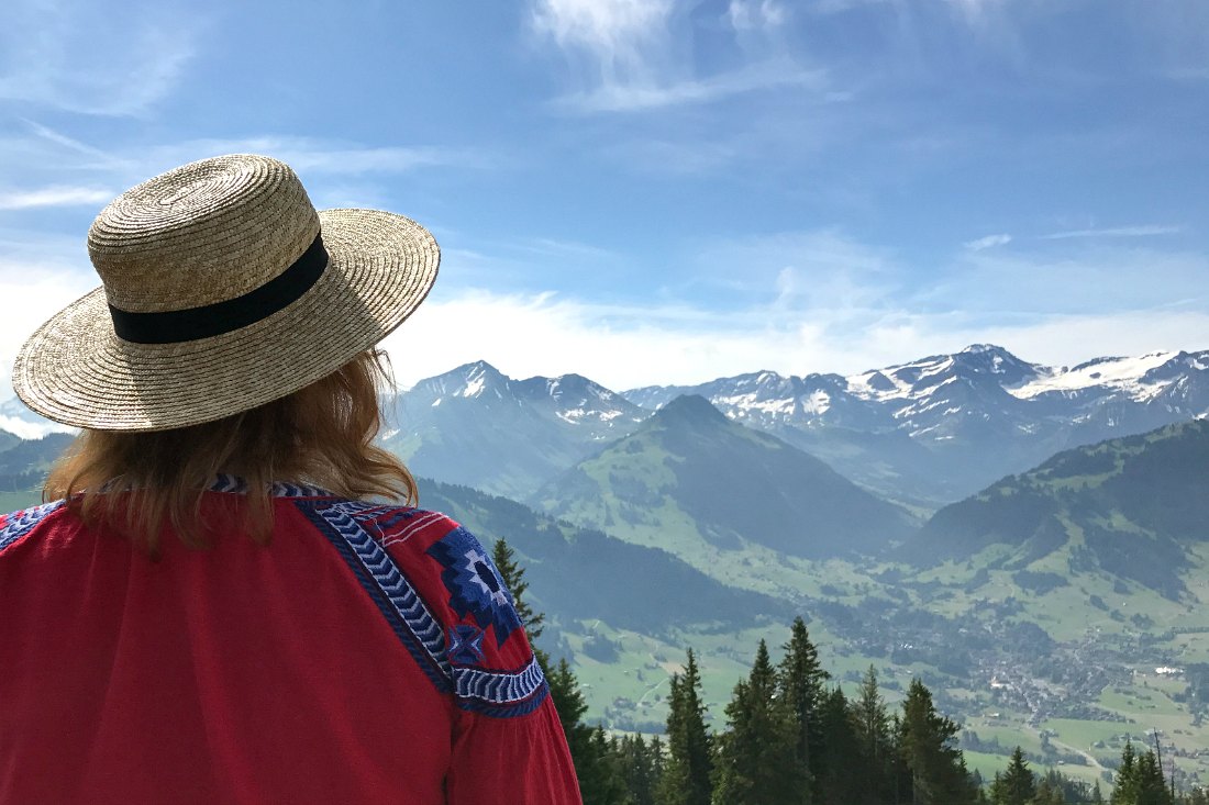 Gstaad Bergsommer in der Schweiz