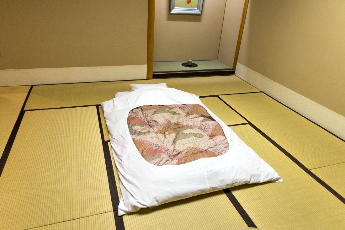 Ryokan hotel with onsen bath in northern Japan