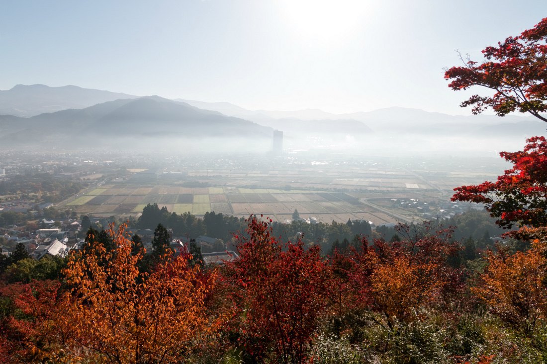 Autumn forests in northern Japan