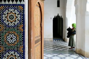 Menschen in Marrakesch
