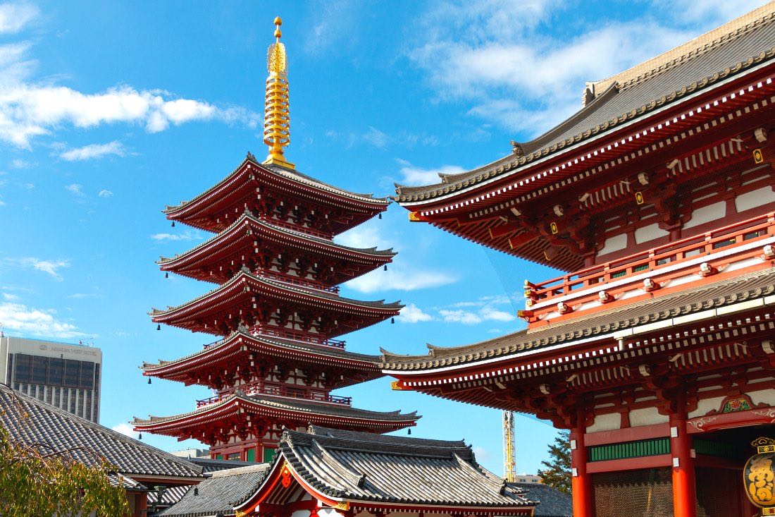 Senso-ji-tempel in Tokio