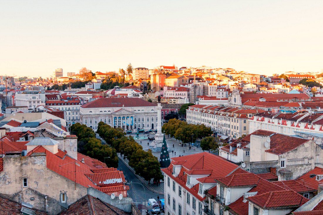 Lissabon in de winter