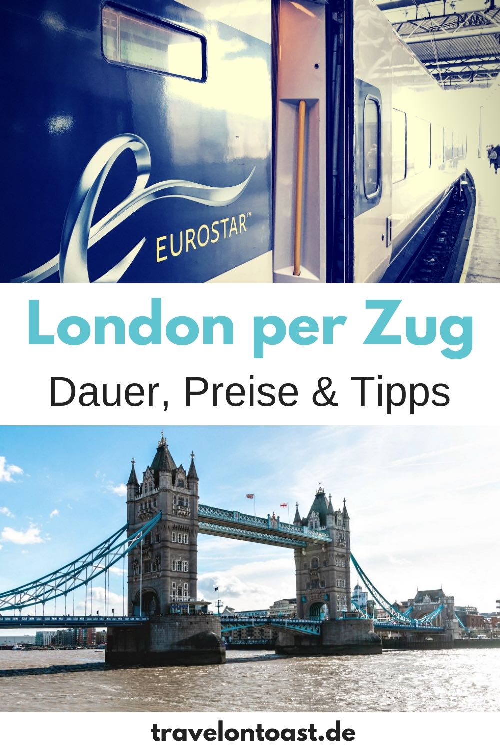 Reizen naar Londen met de trein: over Aken en Brussel ben ik u. a. reed naar Londen met de Eurostar. Duur van de treinreis, prijzen en treinreistips - u vindt meer in de reisblog. #London #travel #Eurostar