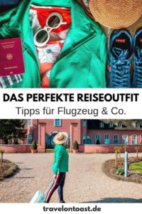 In diesem Artikel findest du meine besten Tipps für bequeme und dabei schicke Reisekleidung. Das perfekte Reiseoutfit Flug, Bahn oder Roadtrip.