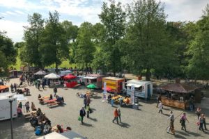 Essen auf dem Flohmarkt Bonn