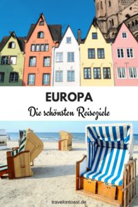 Tipps für tolle Reiseziele: ob für Städtereisen Europa oder Strandurlaub, Kurztrip oder eine längere Reise. Im „Reiseblog Europa“ findest du eine Artikelsammlung – etwa zu den schönsten Städten Europas, günstigen Reisezielen, Insidertipps oder Packlisten für Sommerurlaub und Städtetrip. #Europa #Reisen #Urlaub