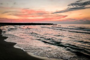 Sonnenuntergang polnische Ostsee