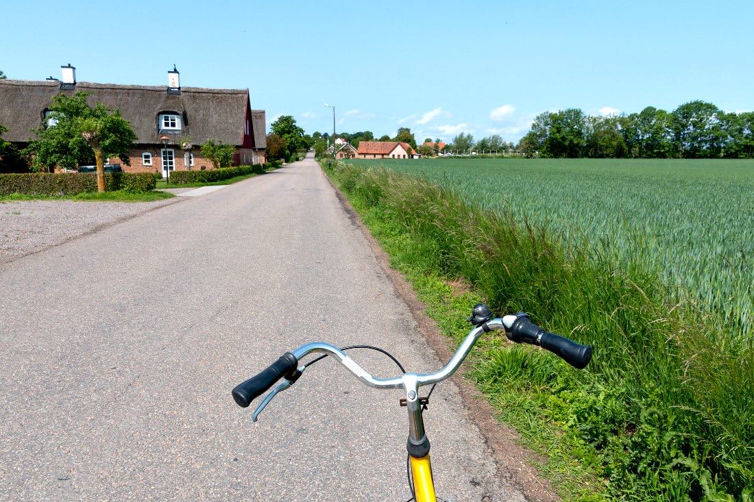 Radfahren auf der Insel Ven