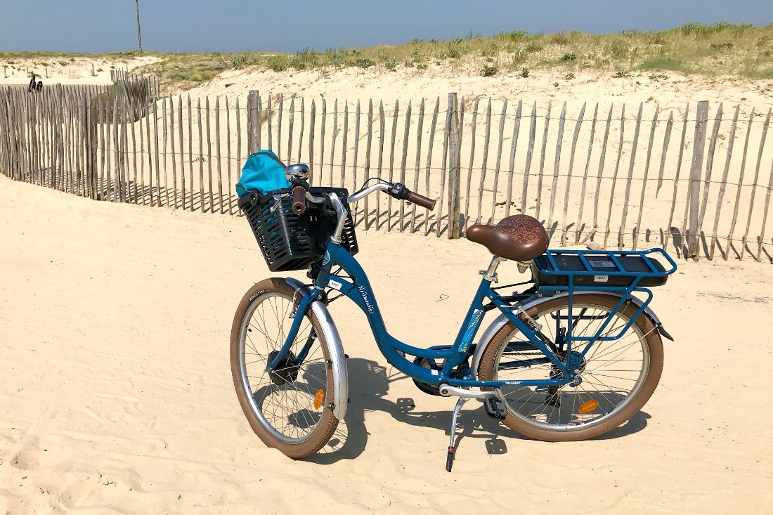 Fietstocht naar het strand