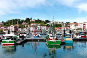 Saint-Jean-de-Luz in Frankreich am Atlantik