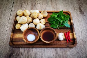 Zutaten Pad Kra Pao mit Tofu oder Pilzen
