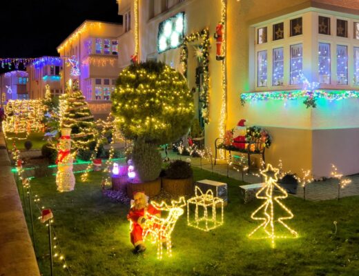 Webersiedlung Mönchengladbach zu Weihnachten 2024