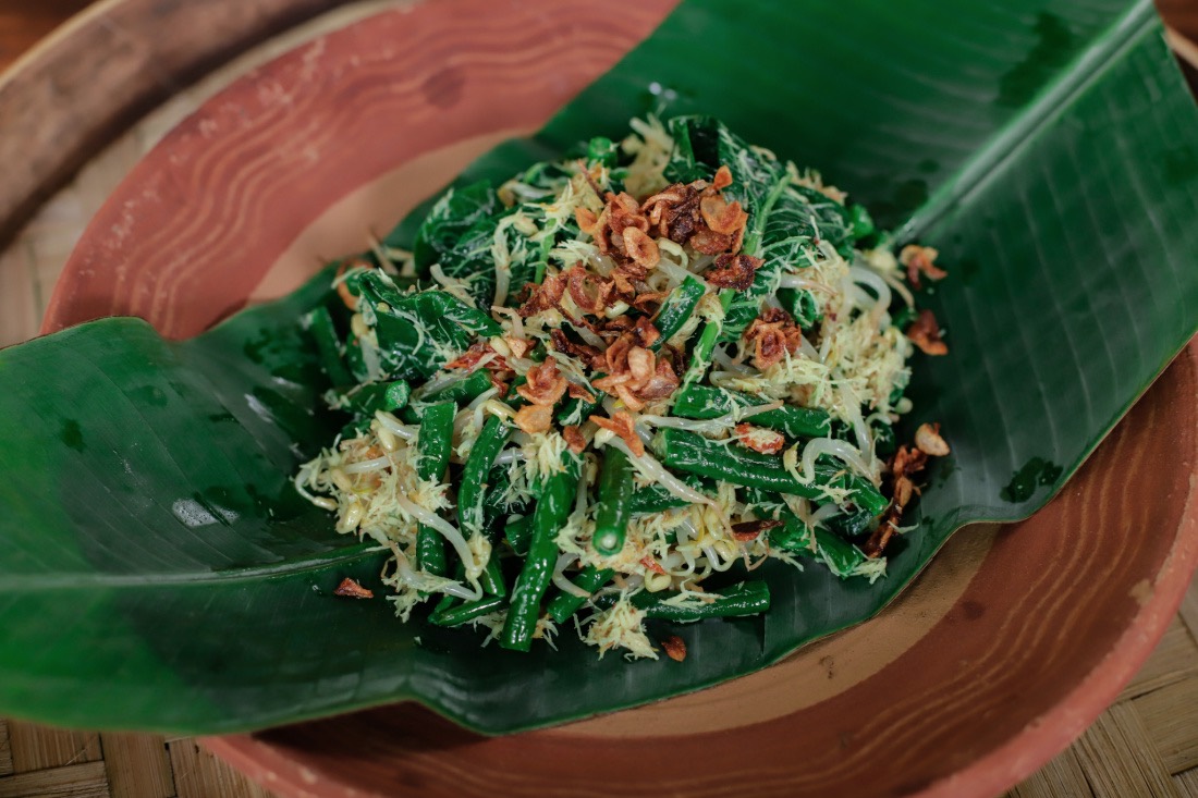 Indonesisches Gericht Urap-Urap