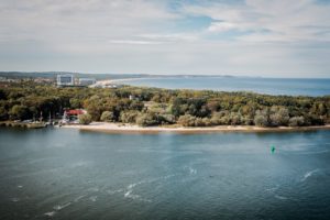 Ausblick vom höchsten Leuchtturm an der Ostsee