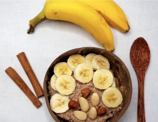 Veganes Haferbrei Rezept mit Bananen