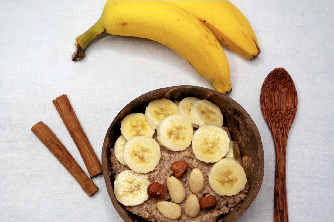 Veganes Haferbrei Rezept mit Bananen