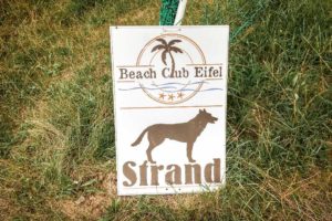 Hundestrand beim Beach Club Eifel