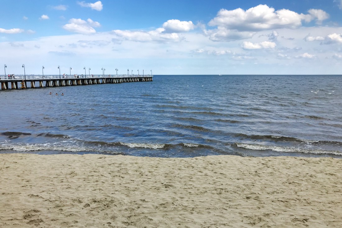 Orłowo Seebrücke in Gdynia