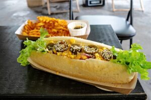 Hot Doggie veganes Essen in Gdynia