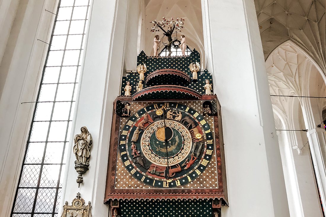 Danziger Marienkirche astronomische Uhr