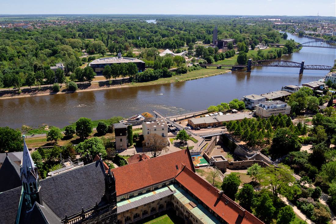 Ausblick auf Magdeburg