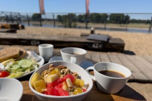 Frühstück im Strandcafe