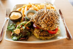 veganes Abendessen im Strandhotel Seeduyn