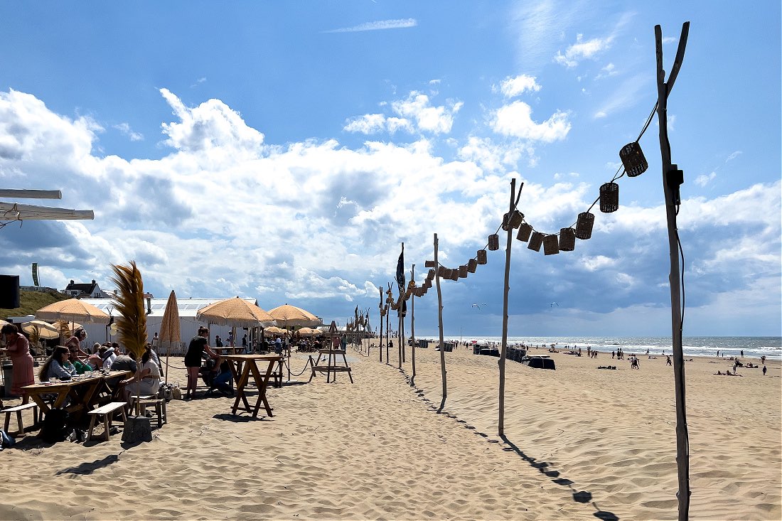 Liburan pantai di Belanda