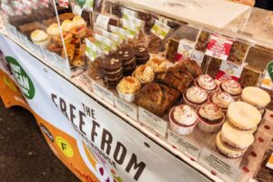 vegane Törtchen auf dem Borough Market